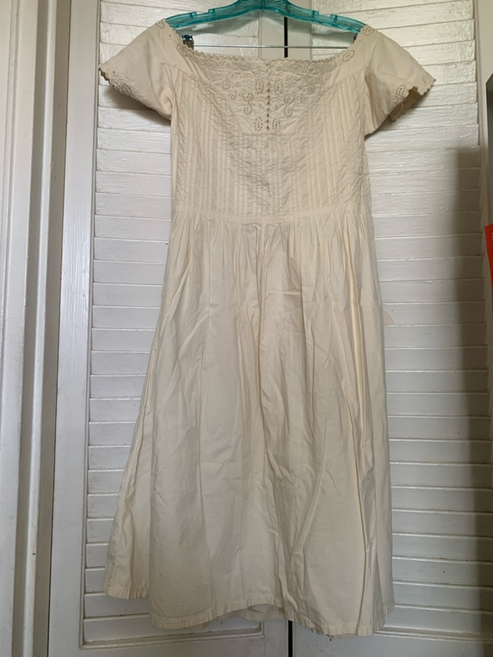 Victorian Era Chemise Lingerie Cotton Slip